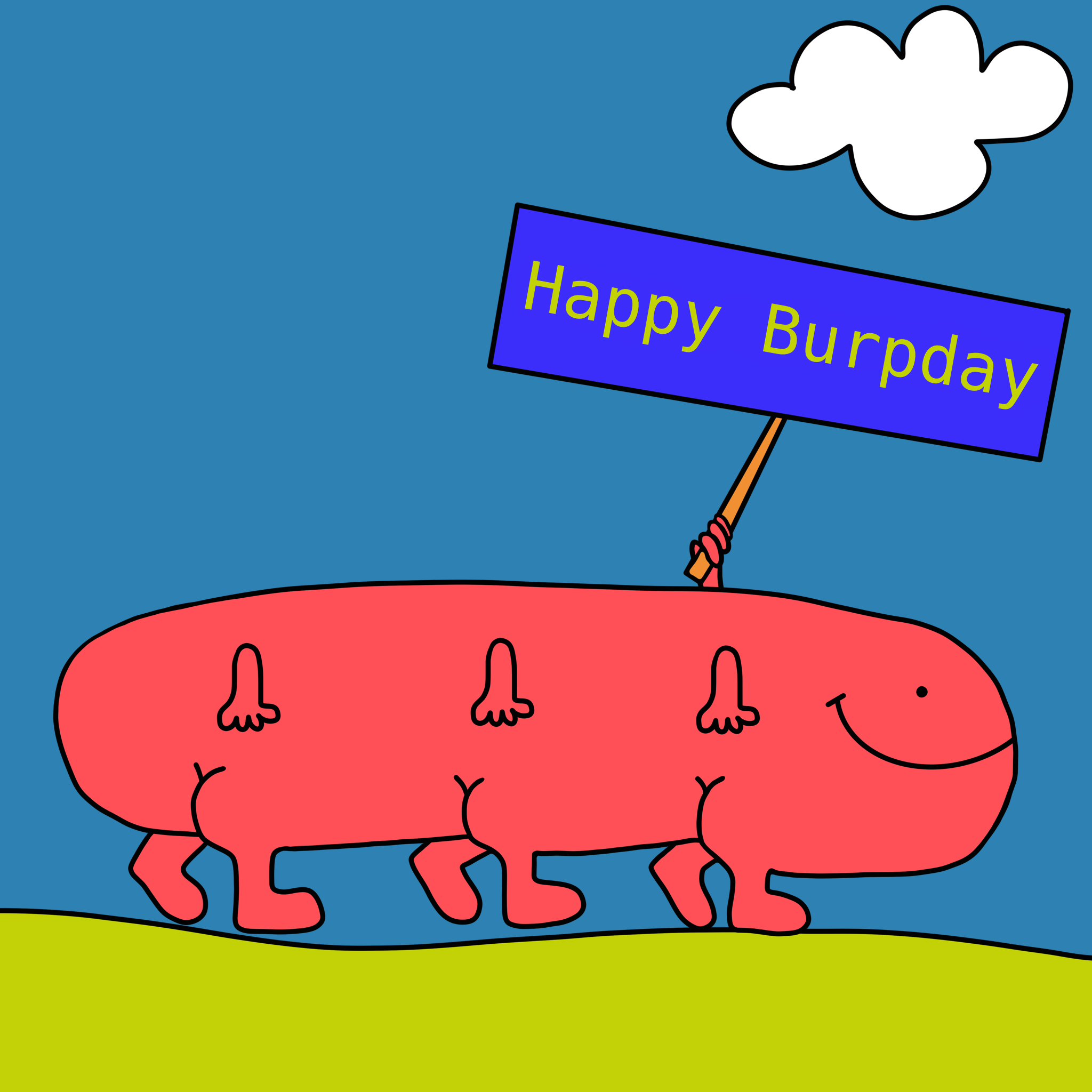 Happy Burpday 🍑